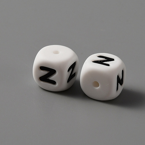 PandaHall Food Grade Eco-Friendly Silicone Beads, Chewing Beads For Teethers, DIY Nursing Necklaces Making, White Cube with Black Letter...
PandaHall Food Grade Eco-Friendly Silicone Beads, Chewing Beads For Teethers, DIY Nursing Necklaces Making, White Cube with Black Letter...