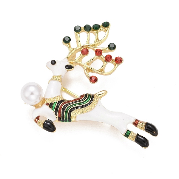 PandaHall Alloy Reindeer Brooch with Plastic Pearl for Christmas, Colorful Rhinestone Badge for Backpack Clothes, Golden, 45x49x13mm Alloy..., Multicolor
PandaHall Alloy Reindeer Brooch with Plastic Pearl for Christmas, Colorful Rhinestone Badge for Backpack Clothes, Golden, 45x49x13mm Alloy..., Multicolor