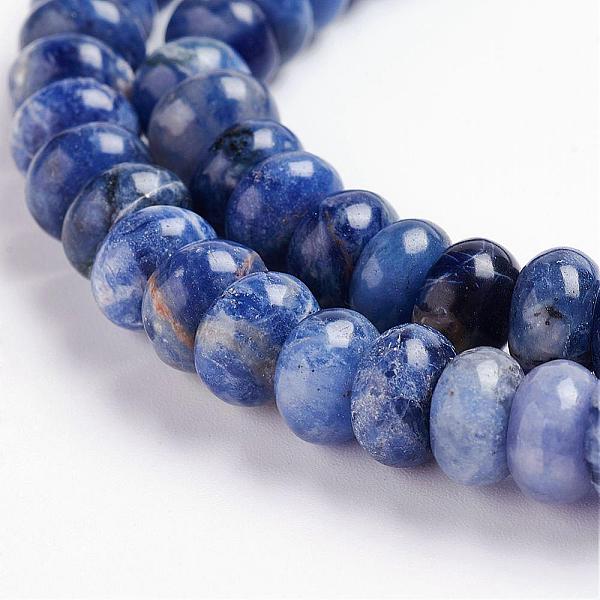 PandaHall Natural Sodalite Beads Strands, Rondelle, 8x5mm, Hole: 1mm, about 82pcs/strand, 15.3 inch(39cm) Sodalite Rondelle
PandaHall Natural Sodalite Beads Strands, Rondelle, 8x5mm, Hole: 1mm, about 82pcs/strand, 15.3 inch(39cm) Sodalite Rondelle
