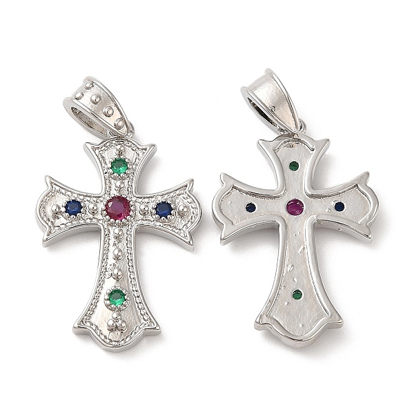 PandaHall Brass Micro Pave Cubic Zirconia Pendants, Lead Free & Cadmium Free, Cross, Platinum, 29x19.5x3.5mm, Hole: 6X4mm Brass+Cubic...
PandaHall Brass Micro Pave Cubic Zirconia Pendants, Lead Free & Cadmium Free, Cross, Platinum, 29x19.5x3.5mm, Hole: 6X4mm Brass+Cubic...