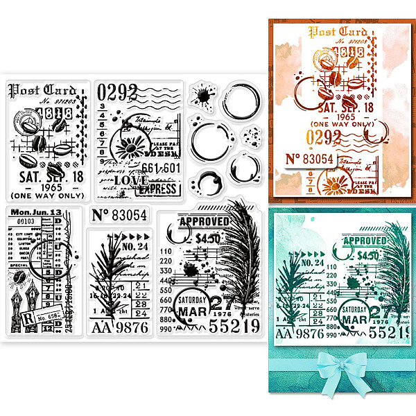 PandaHall GLOBLELAND Coffee Stains Clear Stamps for DIY Scrapbooking Vintage Stains Background Silicone Stamp Seals for Cards Making Photo...
PandaHall GLOBLELAND Coffee Stains Clear Stamps for DIY Scrapbooking Vintage Stains Background Silicone Stamp Seals for Cards Making Photo...