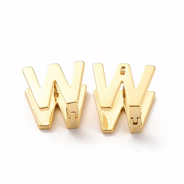 PandaHall Initial Hoop Earrings for Women, Golden Letter Brass Earrings, Letter.W, 12x14x9.5mm, Pin: 0.8mm Brass Letter W
PandaHall Initial Hoop Earrings for Women, Golden Letter Brass Earrings, Letter.W, 12x14x9.5mm, Pin: 0.8mm Brass Letter W