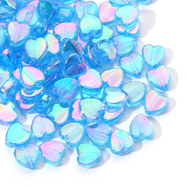 PandaHall 100Pcs Eco-Friendly Transparent Acrylic Beads, Dyed, AB Color, Heart, Blue, 8x8x3mm, Hole: 1.5mm Acrylic Heart Blue
PandaHall 100Pcs Eco-Friendly Transparent Acrylic Beads, Dyed, AB Color, Heart, Blue, 8x8x3mm, Hole: 1.5mm Acrylic Heart Blue