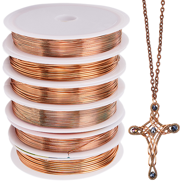 PandaHall SUNNYCLUE 58M Copper Wire 0.3/0.4/0.5/0.6/0.8/1mm Beading Wire Craft Wire Copper Bead Wires Soft Copper Wires Crafting Wire Metal...
PandaHall SUNNYCLUE 58M Copper Wire 0.3/0.4/0.5/0.6/0.8/1mm Beading Wire Craft Wire Copper Bead Wires Soft Copper Wires Crafting Wire Metal...