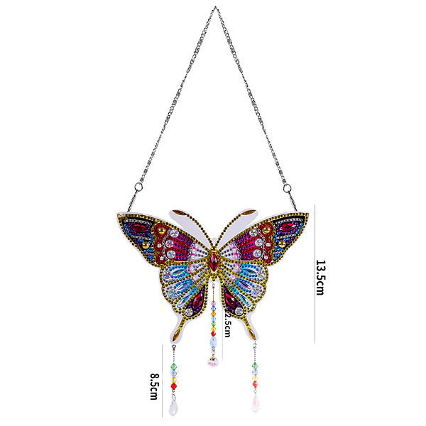 PandaHall DIY Resin Sun Catcher Pendant Decoration Diamond Painting Kit, for Home Decorations, Butterfly, Mixed Color, 135mm Resin..., Multicolor
PandaHall DIY Resin Sun Catcher Pendant Decoration Diamond Painting Kit, for Home Decorations, Butterfly, Mixed Color, 135mm Resin..., Multicolor