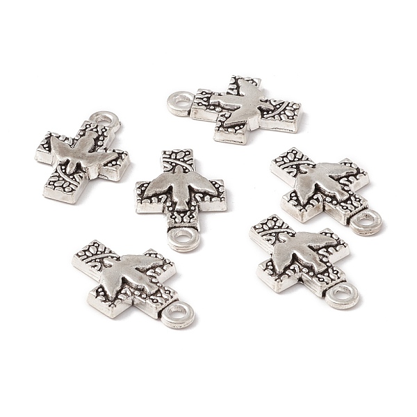 PandaHall Tibetan Style Alloy Pendants, Cross with Peace Pigeon, Antique Silver, 24x16x3mm, Hole: 2.5mm Alloy Cross
PandaHall Tibetan Style Alloy Pendants, Cross with Peace Pigeon, Antique Silver, 24x16x3mm, Hole: 2.5mm Alloy Cross