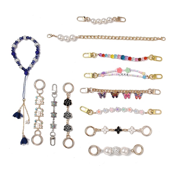 PandaHall Acrylic with Alloy Purse Chains, for Bag Replacement Accessories, Mixed Color, 12.6~29.7cm Alloy Mixed Shapes Multicolor
PandaHall Acrylic with Alloy Purse Chains, for Bag Replacement Accessories, Mixed Color, 12.6~29.7cm Alloy Mixed Shapes Multicolor