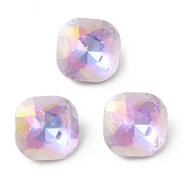 PandaHall Glass Rhinestone Cabochons, Flat Back & Back Plated, Faceted, Square, Vitrail Light, 10x10x5mm Glass Rhinestone Square Purple
PandaHall Glass Rhinestone Cabochons, Flat Back & Back Plated, Faceted, Square, Vitrail Light, 10x10x5mm Glass Rhinestone Square Purple