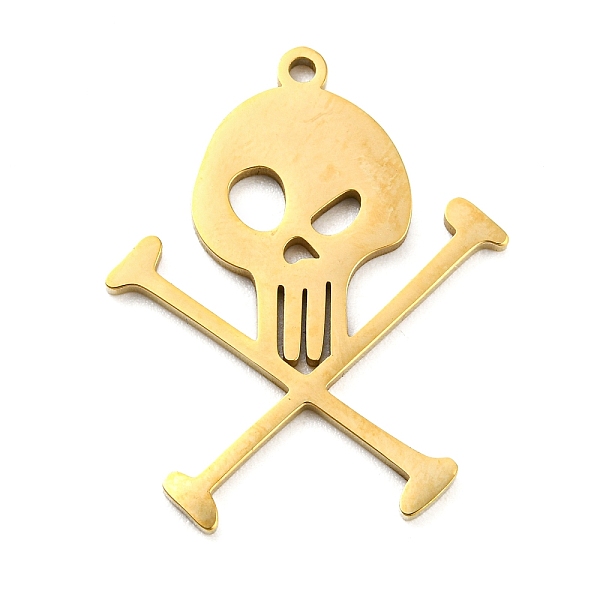 PandaHall 304 Stainless Steel Pendants, Laser Cut, Skull Charm, Golden, 27.5x22.5x1mm, Hole: 1.5mm 304 Stainless Steel Skull
PandaHall 304 Stainless Steel Pendants, Laser Cut, Skull Charm, Golden, 27.5x22.5x1mm, Hole: 1.5mm 304 Stainless Steel Skull