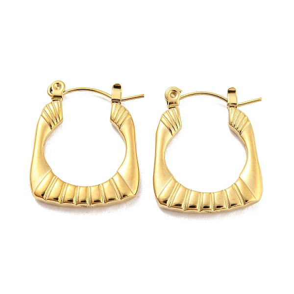 PandaHall Texture Rectangle 304 Stainless Steel Hoop Earrings for Women, Real 14K Gold Plated, 23x19x3mm 304 Stainless Steel Rectangle
PandaHall Texture Rectangle 304 Stainless Steel Hoop Earrings for Women, Real 14K Gold Plated, 23x19x3mm 304 Stainless Steel Rectangle