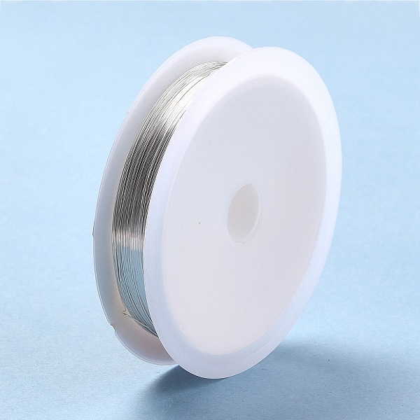 PandaHall Round Copper Jewelry Wire, Platinum, 28 Gauge, 0.3mm, about 65.61 Feet(20m)/roll Copper Round Silver
PandaHall Round Copper Jewelry Wire, Platinum, 28 Gauge, 0.3mm, about 65.61 Feet(20m)/roll Copper Round Silver