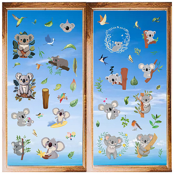 PandaHall CRASPIRE 8 Styles Koala Wall Stickers Animal PVC Window Stickers Decals Waterproof Self Adhesive Cling Peel and Stick for Home...
PandaHall CRASPIRE 8 Styles Koala Wall Stickers Animal PVC Window Stickers Decals Waterproof Self Adhesive Cling Peel and Stick for Home...
