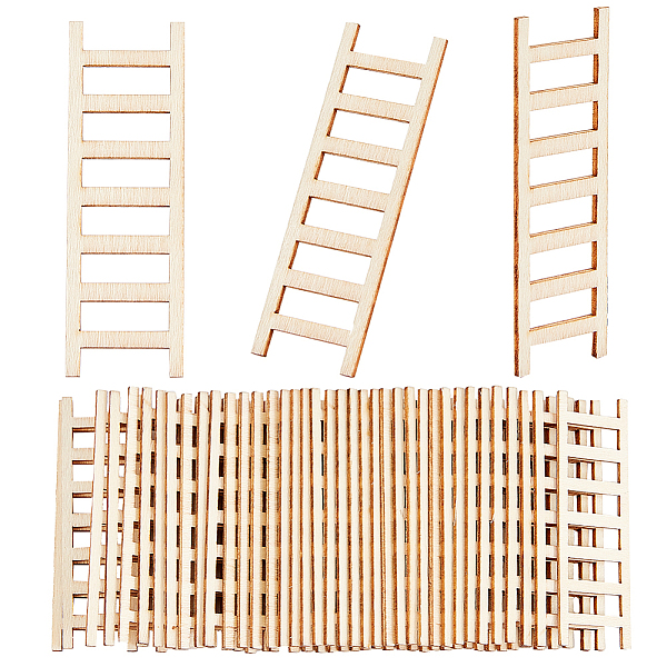 PandaHall Mini Wood Ladder, for Dollhouse Accessories, Pretending Prop Decorations, Navajo White, 60x19.5x1.5mm Wood Tool
PandaHall Mini Wood Ladder, for Dollhouse Accessories, Pretending Prop Decorations, Navajo White, 60x19.5x1.5mm Wood Tool