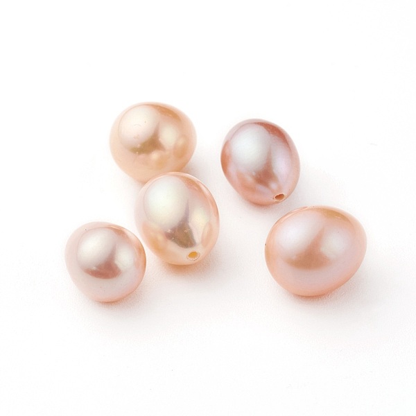 PandaHall Natural Cultured Freshwater Pearl Beads Strands, Half Drilled, Potato, PeachPuff, 8~10x7~8mm, Hole: 0.8mm Pearl Potato Brown
PandaHall Natural Cultured Freshwater Pearl Beads Strands, Half Drilled, Potato, PeachPuff, 8~10x7~8mm, Hole: 0.8mm Pearl Potato Brown