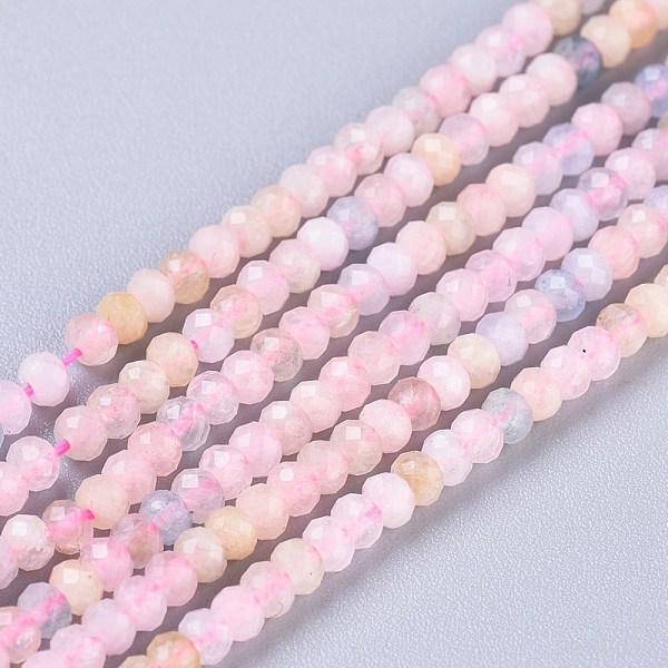 PandaHall Natural Morganite Beads Strands, Rondelle, Faceted, 3x2mm, Hole: 0.7mm, about 188pcs/strand, 15.35 inch(39cm) Morganite Rondelle
PandaHall Natural Morganite Beads Strands, Rondelle, Faceted, 3x2mm, Hole: 0.7mm, about 188pcs/strand, 15.35 inch(39cm) Morganite Rondelle