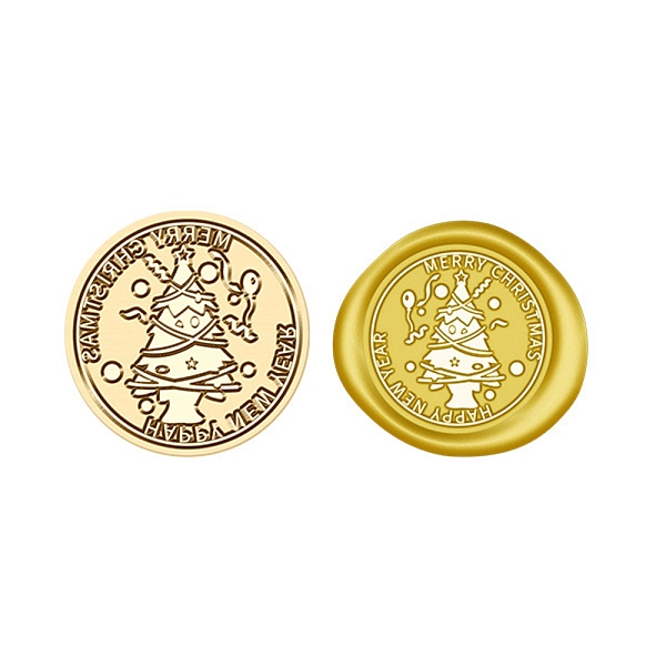 PandaHall Christmas Series Wax Seal Brass Stamp Head, for Wax Seal Stamp, Golden, Christmas Tree, 25x15mm, Inner Diameter: 7mm Brass...
PandaHall Christmas Series Wax Seal Brass Stamp Head, for Wax Seal Stamp, Golden, Christmas Tree, 25x15mm, Inner Diameter: 7mm Brass...
