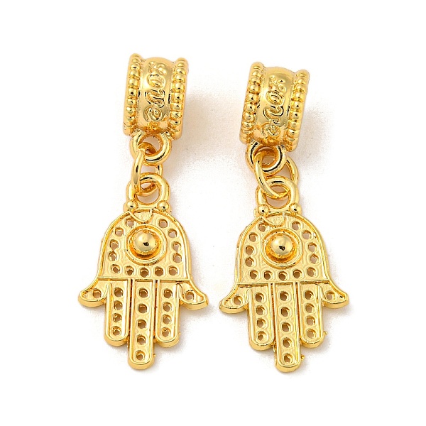 PandaHall Tibetan Style Alloy European Dangle Charms, Large Hole Pendants, Hamsa Hand/Hand of Miriam, Golden, 30mm, Pendant: 19.5x12x2.5mm...
PandaHall Tibetan Style Alloy European Dangle Charms, Large Hole Pendants, Hamsa Hand/Hand of Miriam, Golden, 30mm, Pendant: 19.5x12x2.5mm...