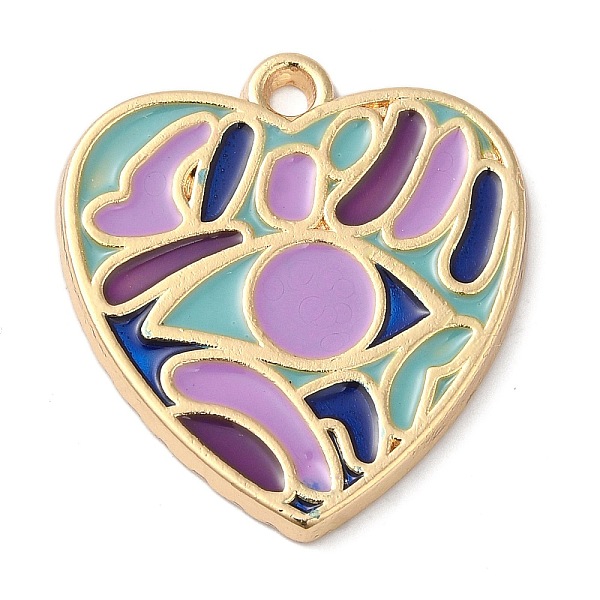 PandaHall Zinc Alloy Enamel Pendants, Golden, Heart Charm, Purple, 27x25x2mm, Hole: 3mm Alloy+Enamel Heart Purple
PandaHall Zinc Alloy Enamel Pendants, Golden, Heart Charm, Purple, 27x25x2mm, Hole: 3mm Alloy+Enamel Heart Purple