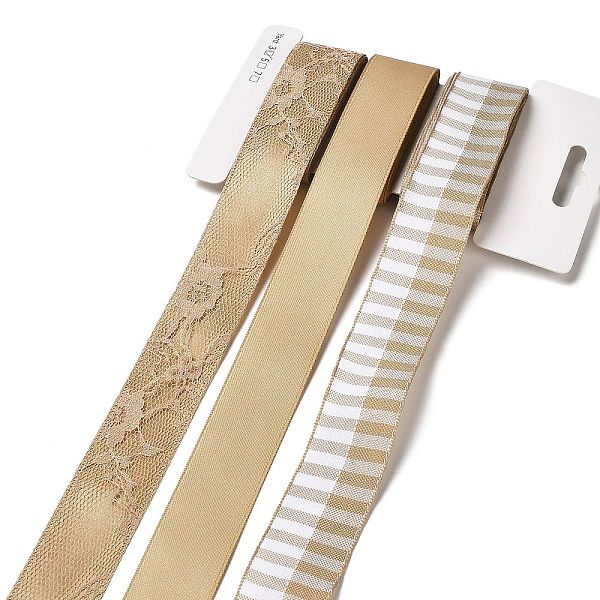 PandaHall 9 Yards 3 Styles Polyester Ribbon, for DIY Handmade Craft, Hair Bowknots and Gift Decoration, Ginger Color Palette, Khaki, 1~1-1/8..., Yellow
PandaHall 9 Yards 3 Styles Polyester Ribbon, for DIY Handmade Craft, Hair Bowknots and Gift Decoration, Ginger Color Palette, Khaki, 1~1-1/8..., Yellow