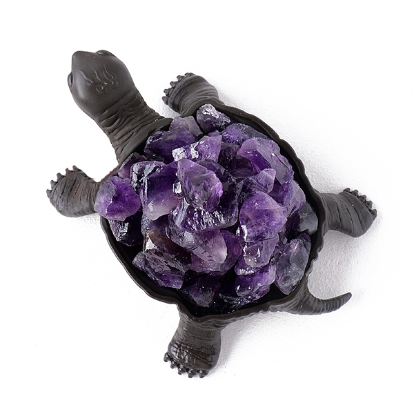 PandaHall Natural Amethyst Display Decorations, Reiki Energy Stone Ornament, Tortoise, 115x85mm Amethyst Tortoise
PandaHall Natural Amethyst Display Decorations, Reiki Energy Stone Ornament, Tortoise, 115x85mm Amethyst Tortoise