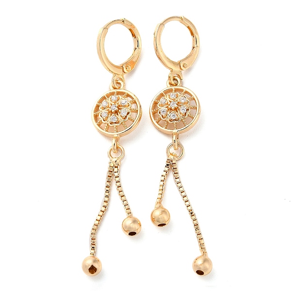 PandaHall Rhinestone Flower Leverback Earrings, Brass Chains Tassel Earrings for Women, Light Gold, 58x10.5mm Rhinestone
PandaHall Rhinestone Flower Leverback Earrings, Brass Chains Tassel Earrings for Women, Light Gold, 58x10.5mm Rhinestone