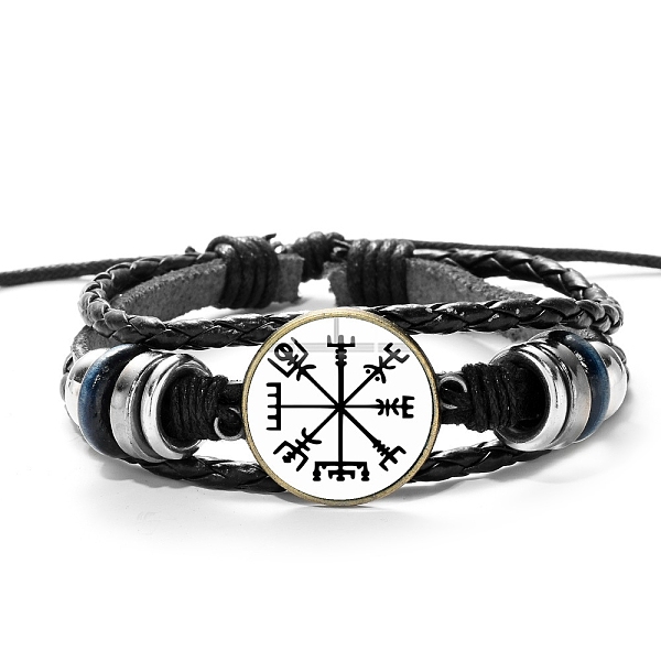 PandaHall Alloy Braided Bead Multi-Strand Bracelets, Glass Viking Rune Bracelet, White, Pattern: 3/4 inch(2cm) Alloy White
PandaHall Alloy Braided Bead Multi-Strand Bracelets, Glass Viking Rune Bracelet, White, Pattern: 3/4 inch(2cm) Alloy White