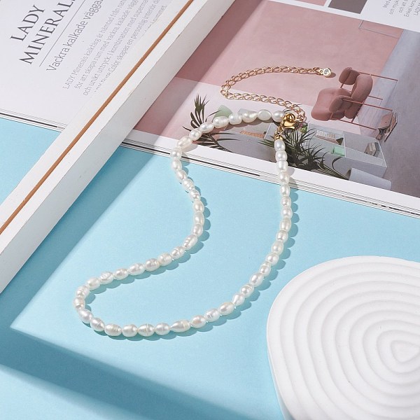 PandaHall Grade A Natural Pearl Beaded Necklace for Women, WhiteSmoke, 15.35 inch(39cm) Pearl White
PandaHall Grade A Natural Pearl Beaded Necklace for Women, WhiteSmoke, 15.35 inch(39cm) Pearl White