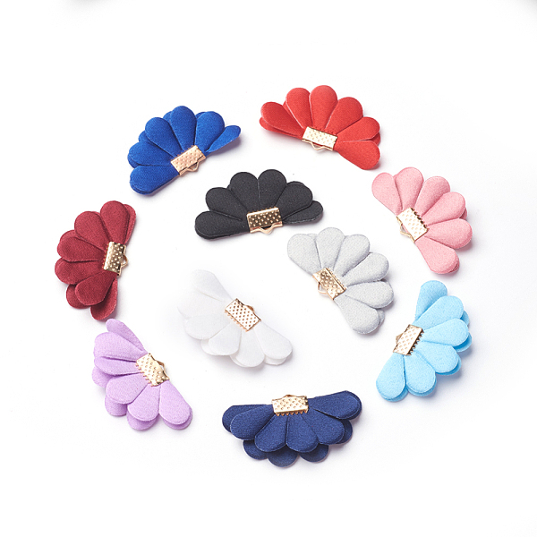 PandaHall Iron Pendant, with Chiffon, Flower, Golden, Mixed Color, 21~22x39~40mm, Hole: 1.5mm Cloth Flower Multicolor
PandaHall Iron Pendant, with Chiffon, Flower, Golden, Mixed Color, 21~22x39~40mm, Hole: 1.5mm Cloth Flower Multicolor