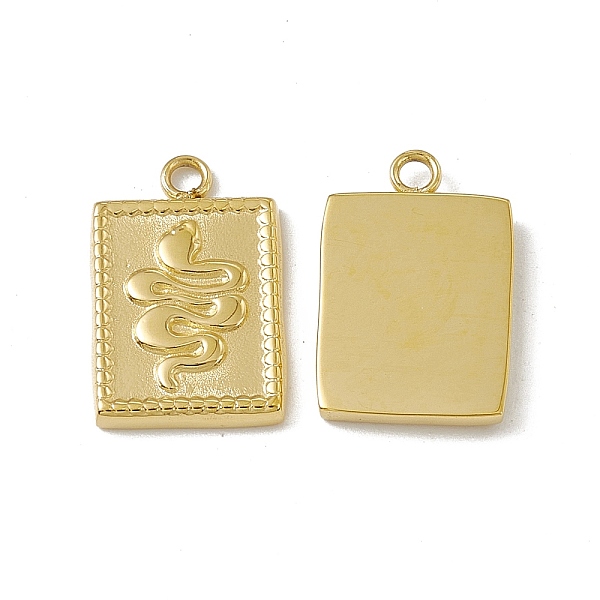 PandaHall Vacuum Plating 201 Stainless Steel Pendants, Rectangle with Snake Charm, Real 18K Gold Plated, 16x10.5x2mm, Hole: 1.5mm 201...
PandaHall Vacuum Plating 201 Stainless Steel Pendants, Rectangle with Snake Charm, Real 18K Gold Plated, 16x10.5x2mm, Hole: 1.5mm 201...