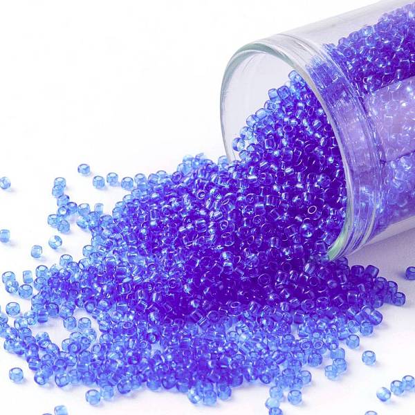PandaHall TOHO Round Seed Beads, Japanese Seed Beads, (942) Transparent Sapphire, 15/0, 1.5mm, Hole: 0.7mm, about 3000pcs/10g Glass Blue
PandaHall TOHO Round Seed Beads, Japanese Seed Beads, (942) Transparent Sapphire, 15/0, 1.5mm, Hole: 0.7mm, about 3000pcs/10g Glass Blue