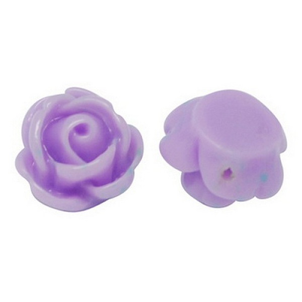 PandaHall Rose Flower Opaque Resin Beads, Medium Purple, 9x7mm, Hole: 1mm Resin Flower Purple
PandaHall Rose Flower Opaque Resin Beads, Medium Purple, 9x7mm, Hole: 1mm Resin Flower Purple