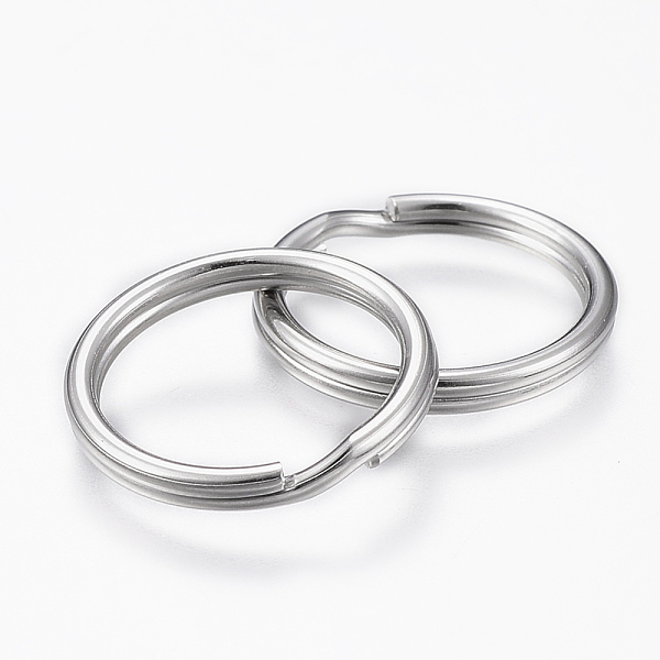 PandaHall 304 Stainless Steel Split Key Rings, Keychain Clasp Findings, Stainless Steel Color, Inner Diameter: 24mm, 27x1.5~2.5mm 304...
PandaHall 304 Stainless Steel Split Key Rings, Keychain Clasp Findings, Stainless Steel Color, Inner Diameter: 24mm, 27x1.5~2.5mm 304...