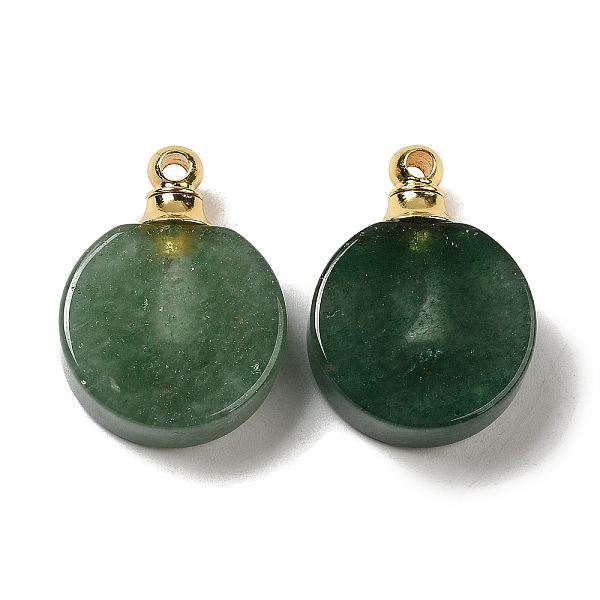 PandaHall Natural Green Aventurine Perfume Bottle Pendants, Flat Round Charms with Golden Plated 304 Stainless Steel Findings...
PandaHall Natural Green Aventurine Perfume Bottle Pendants, Flat Round Charms with Golden Plated 304 Stainless Steel Findings...