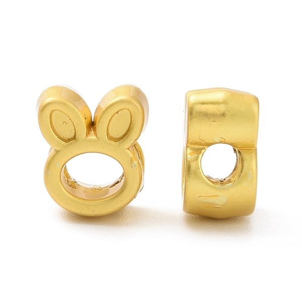 PandaHall Rack Plating Alloy Bead Frame, Long-Lasting Plated, Lead Free & Cadmium Free, Rabbit, Matte Gold Color, 9x8x5mm, Hole: 2.3mm...
PandaHall Rack Plating Alloy Bead Frame, Long-Lasting Plated, Lead Free & Cadmium Free, Rabbit, Matte Gold Color, 9x8x5mm, Hole: 2.3mm...