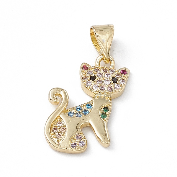 PandaHall Rack Plating Brass Micro Pave Cubic Zirconia Pendants, Cadmium Free & Lead Free, Long-Lasting Plated, Cat Charm, Real 18K Gold...
PandaHall Rack Plating Brass Micro Pave Cubic Zirconia Pendants, Cadmium Free & Lead Free, Long-Lasting Plated, Cat Charm, Real 18K Gold...