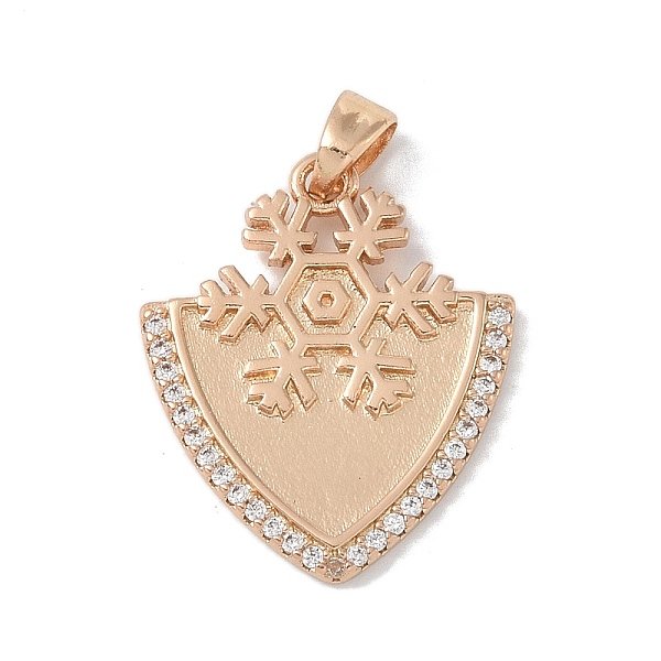 PandaHall Brass Micro Pave Clear Cubic Zirconia Pendants, Triangle with Snowflake, Light Gold, 21.5x18x2mm, Hole: 4x2.5mm Brass+Cubic...
PandaHall Brass Micro Pave Clear Cubic Zirconia Pendants, Triangle with Snowflake, Light Gold, 21.5x18x2mm, Hole: 4x2.5mm Brass+Cubic...