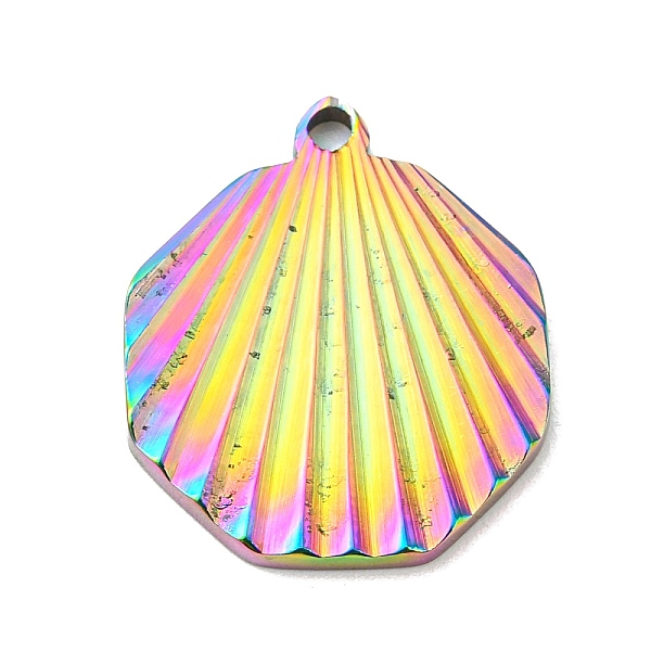 PandaHall Ion Plating(IP) 304 Stainless Steel Pendants, Shell Shape Charm, Rainbow Color, 20.5x17.5x1.8mm, Hole: 1.5mm 304 Stainless Steel...
PandaHall Ion Plating(IP) 304 Stainless Steel Pendants, Shell Shape Charm, Rainbow Color, 20.5x17.5x1.8mm, Hole: 1.5mm 304 Stainless Steel...