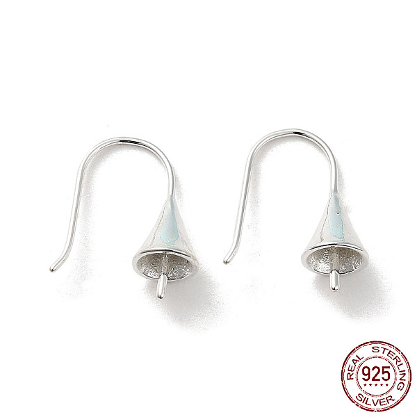PandaHall 925 Sterling Silver Earring Hooks, Ear Wire with Pinch Bails, for Half Drilled Beads, Silver, 21 Gauge, 17x13mm, Pin: 0.7mm and...
PandaHall 925 Sterling Silver Earring Hooks, Ear Wire with Pinch Bails, for Half Drilled Beads, Silver, 21 Gauge, 17x13mm, Pin: 0.7mm and...