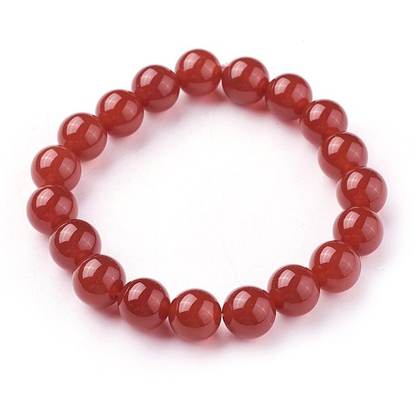 PandaHall Natural Carnelian Beads Stretch Bracelets, Round, Dyed & Heated, Grade A, 2-1/4 inch~2-3/8 inch(5.7~6cm), Beads: 10~10.5mm...
PandaHall Natural Carnelian Beads Stretch Bracelets, Round, Dyed & Heated, Grade A, 2-1/4 inch~2-3/8 inch(5.7~6cm), Beads: 10~10.5mm...