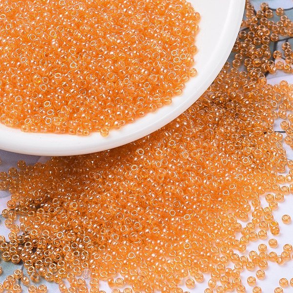 PandaHall MIYUKI Round Rocailles Beads, Japanese Seed Beads, (RR164) Transparent Orange Luster, 11/0, 2x1.3mm, Hole: 0.8mm, about...
PandaHall MIYUKI Round Rocailles Beads, Japanese Seed Beads, (RR164) Transparent Orange Luster, 11/0, 2x1.3mm, Hole: 0.8mm, about...