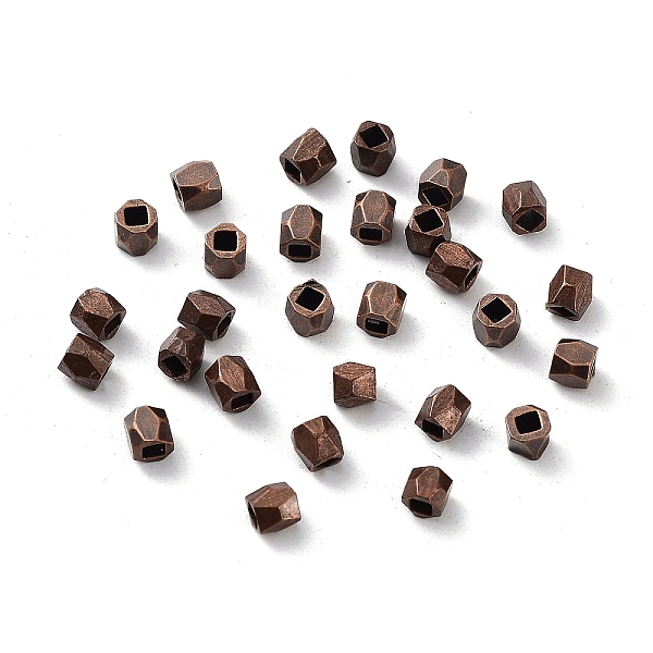 PandaHall Brass Spacer Beads, Faceted, Column, Nickel Free, Red Copper, 3x3mm, Hole: 1.5mm Brass Column
PandaHall Brass Spacer Beads, Faceted, Column, Nickel Free, Red Copper, 3x3mm, Hole: 1.5mm Brass Column