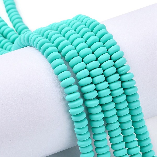 PandaHall Handmade Polymer Clay Beads Strands, for DIY Jewelry Crafts Supplies, Flat Round, Medium Turquoise, 6~7x3mm, Hole: 1.5mm, about...
PandaHall Handmade Polymer Clay Beads Strands, for DIY Jewelry Crafts Supplies, Flat Round, Medium Turquoise, 6~7x3mm, Hole: 1.5mm, about...