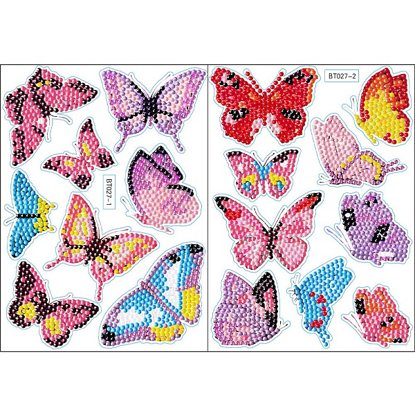 PandaHall DIY Diamond Painting Sticker Kits, including PVC Self Adhesive Sticker, Resin Rhinestones, Diamond Sticky Pen, Tray Plate and Glue..., Multicolor
PandaHall DIY Diamond Painting Sticker Kits, including PVC Self Adhesive Sticker, Resin Rhinestones, Diamond Sticky Pen, Tray Plate and Glue..., Multicolor