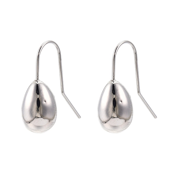 PandaHall Ion Plating(IP) Brass Teardrop Dangle Earrings for Women, Nickel Free, Real Platinum Plated, 21x7.5mm, Pin: 0.6mm Brass
PandaHall Ion Plating(IP) Brass Teardrop Dangle Earrings for Women, Nickel Free, Real Platinum Plated, 21x7.5mm, Pin: 0.6mm Brass