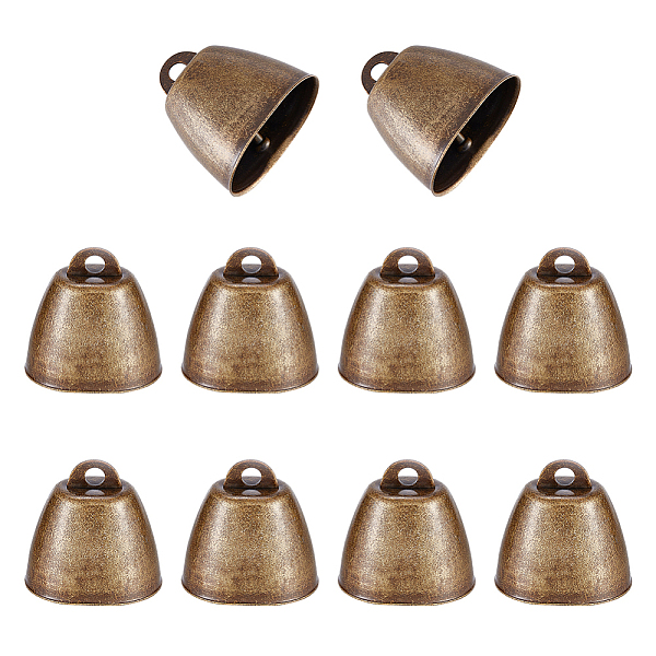 PandaHall 10 Pcs Farm Animal Bell, Craft Bells Grazing Iron Bell Goat Bell Retro Christmas Iron Bell Pendant Metal Pet Bell Noisemaker Call...
PandaHall 10 Pcs Farm Animal Bell, Craft Bells Grazing Iron Bell Goat Bell Retro Christmas Iron Bell Pendant Metal Pet Bell Noisemaker Call...