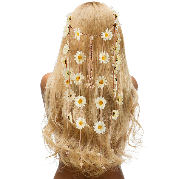PandaHall CRASPIRE Flower Hippie Headband Sunflower Headbands Floral Crown Boho Behemain Beige Daisy Hippie Headpiece with Adjust Beads Hair...
PandaHall CRASPIRE Flower Hippie Headband Sunflower Headbands Floral Crown Boho Behemain Beige Daisy Hippie Headpiece with Adjust Beads Hair...