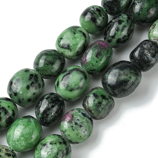 PandaHall Natural Ruby in Zoisite Beads Strands, Oval, 11.5~16.5x12~13x9.5~10.5mm, Hole: 1.5~2mm, about 26pcs/strand, 14.96~15.35 inch...
PandaHall Natural Ruby in Zoisite Beads Strands, Oval, 11.5~16.5x12~13x9.5~10.5mm, Hole: 1.5~2mm, about 26pcs/strand, 14.96~15.35 inch...