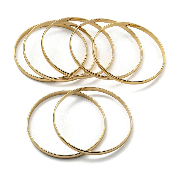 PandaHall 7Pcs Vacuum Plating 202 Stainless Steel Plain Flat Ring Bangle Sets, Stackable Bangles for Women, Golden, Inner Diameter: 2-7/8...
PandaHall 7Pcs Vacuum Plating 202 Stainless Steel Plain Flat Ring Bangle Sets, Stackable Bangles for Women, Golden, Inner Diameter: 2-7/8...