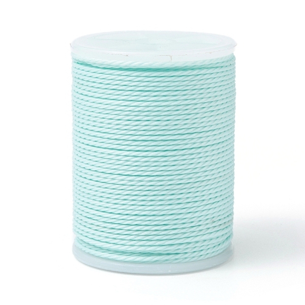 PandaHall Round Waxed Polyester Cord, Taiwan Waxed Cord, Twisted Cord, Light Cyan, 1mm, about 12.02 yards(11m)/roll Waxed Polyester Cord...
PandaHall Round Waxed Polyester Cord, Taiwan Waxed Cord, Twisted Cord, Light Cyan, 1mm, about 12.02 yards(11m)/roll Waxed Polyester Cord...