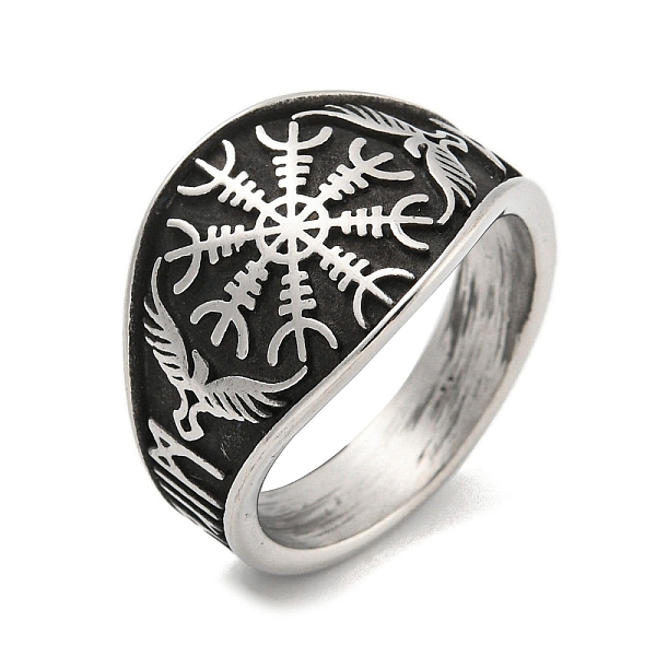 PandaHall 304 Stainless Steel Ring, Snowflake, Inner Diameter: 19mm 304 Stainless Steel Snowflake
PandaHall 304 Stainless Steel Ring, Snowflake, Inner Diameter: 19mm 304 Stainless Steel Snowflake